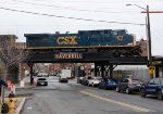 CSXT 473 Leads M427 in Haverhill MA